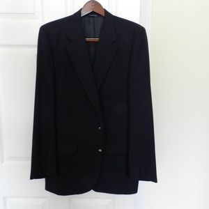 Burberry Men's Navy Blue Blazer - 42L